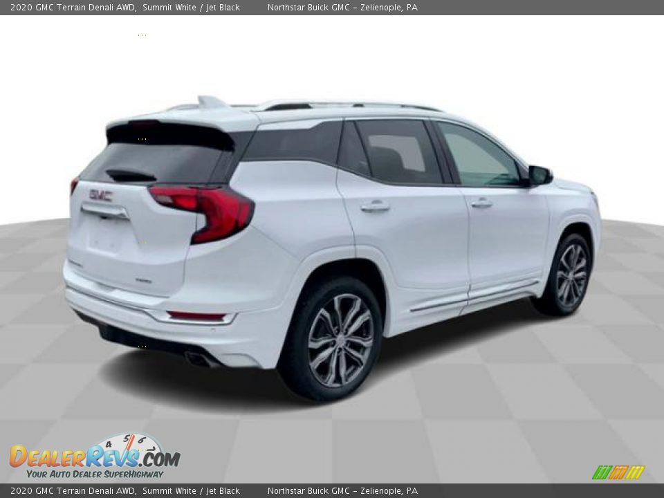 2020 GMC Terrain Denali AWD Summit White / Jet Black Photo #8