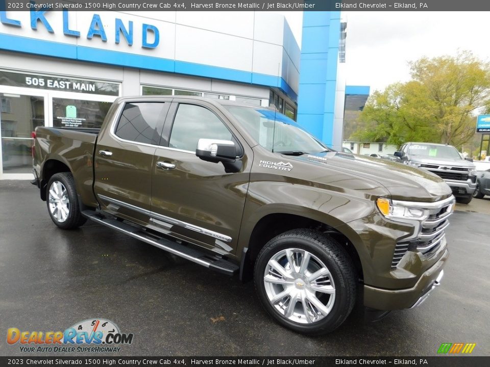 2023 Chevrolet Silverado 1500 High Country Crew Cab 4x4 Harvest Bronze Metallic / Jet Black/Umber Photo #6