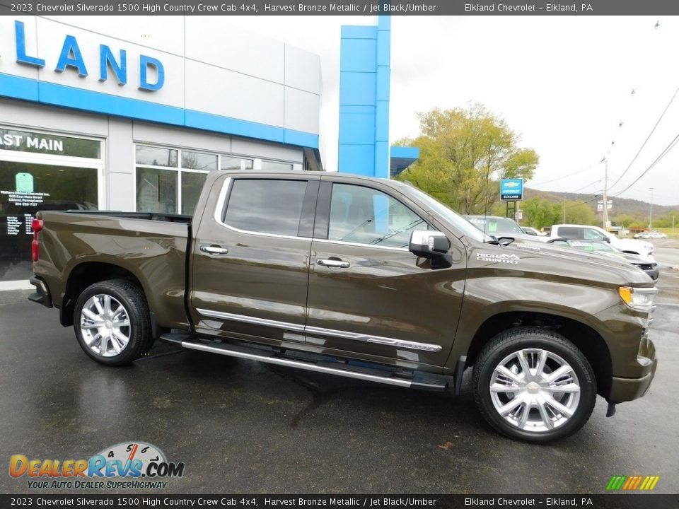 2023 Chevrolet Silverado 1500 High Country Crew Cab 4x4 Harvest Bronze Metallic / Jet Black/Umber Photo #7