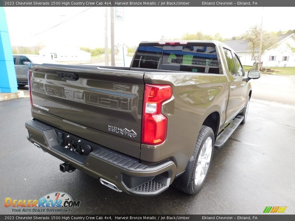 2023 Chevrolet Silverado 1500 High Country Crew Cab 4x4 Harvest Bronze Metallic / Jet Black/Umber Photo #10