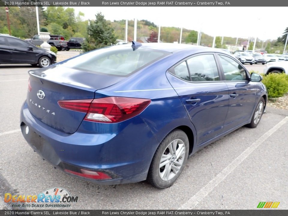 2020 Hyundai Elantra SEL Lakeside Blue / Black Photo #3