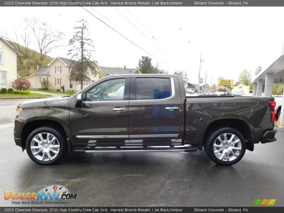 2023 Chevrolet Silverado 1500 High Country Crew Cab 4x4 Harvest Bronze Metallic / Jet Black/Umber Photo #13