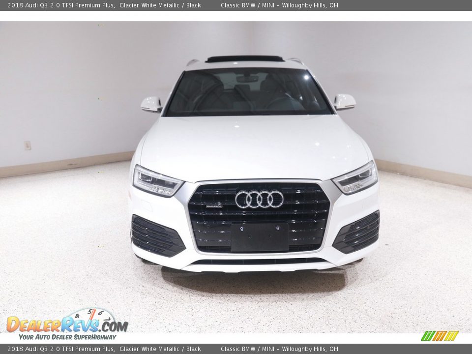 2018 Audi Q3 2.0 TFSI Premium Plus Glacier White Metallic / Black Photo #2