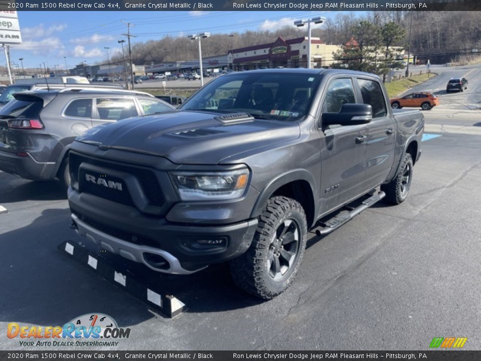 2020 Ram 1500 Rebel Crew Cab 4x4 Granite Crystal Metallic / Black Photo #1