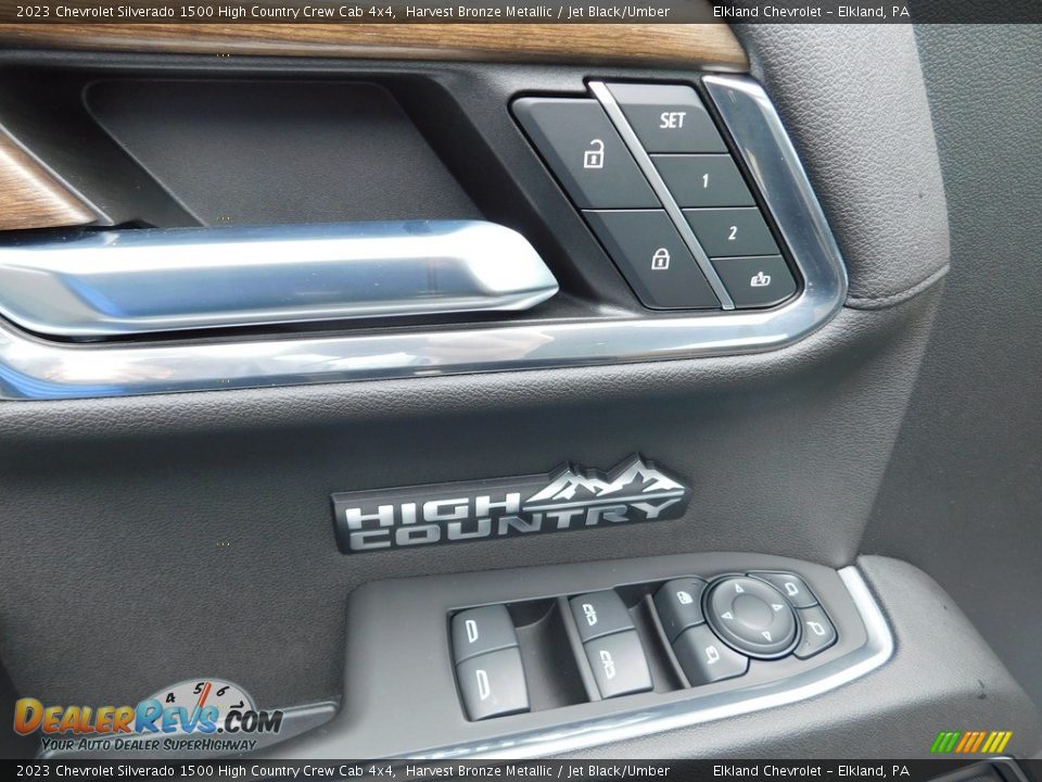 Door Panel of 2023 Chevrolet Silverado 1500 High Country Crew Cab 4x4 Photo #22