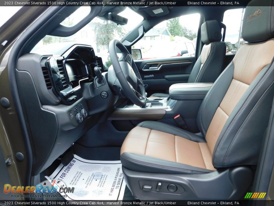 Front Seat of 2023 Chevrolet Silverado 1500 High Country Crew Cab 4x4 Photo #23
