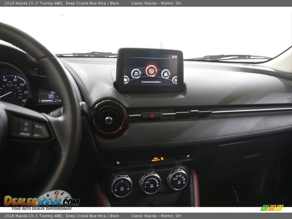 2018 Mazda CX-3 Touring AWD Deep Crystal Blue Mica / Black Photo #9