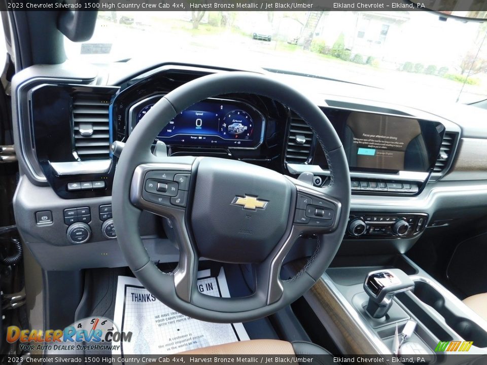 Dashboard of 2023 Chevrolet Silverado 1500 High Country Crew Cab 4x4 Photo #25