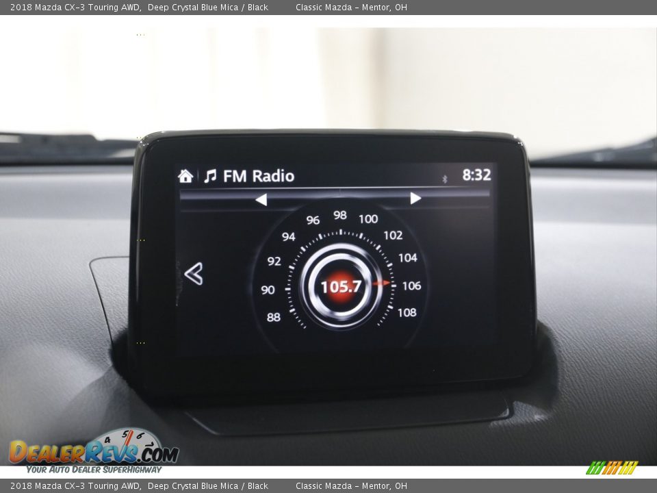 2018 Mazda CX-3 Touring AWD Deep Crystal Blue Mica / Black Photo #11