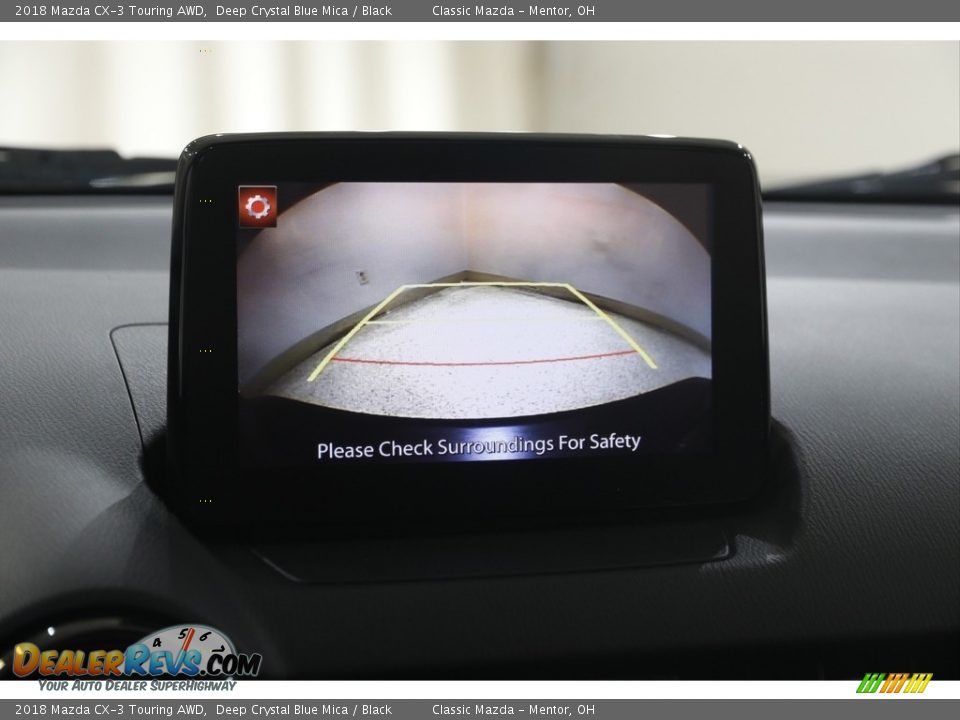 2018 Mazda CX-3 Touring AWD Deep Crystal Blue Mica / Black Photo #12