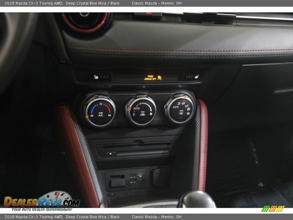 2018 Mazda CX-3 Touring AWD Deep Crystal Blue Mica / Black Photo #13