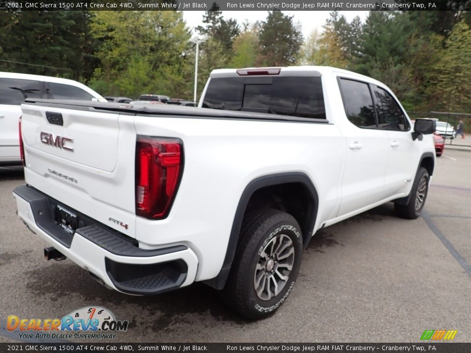 2021 GMC Sierra 1500 AT4 Crew Cab 4WD Summit White / Jet Black Photo #3