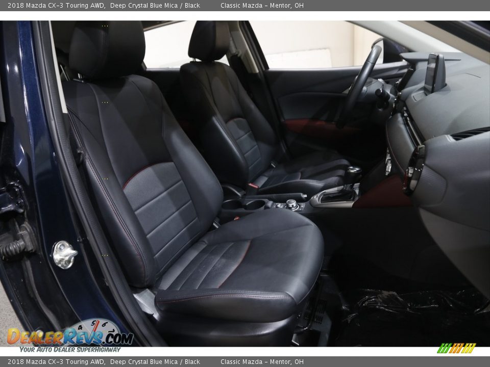 2018 Mazda CX-3 Touring AWD Deep Crystal Blue Mica / Black Photo #15
