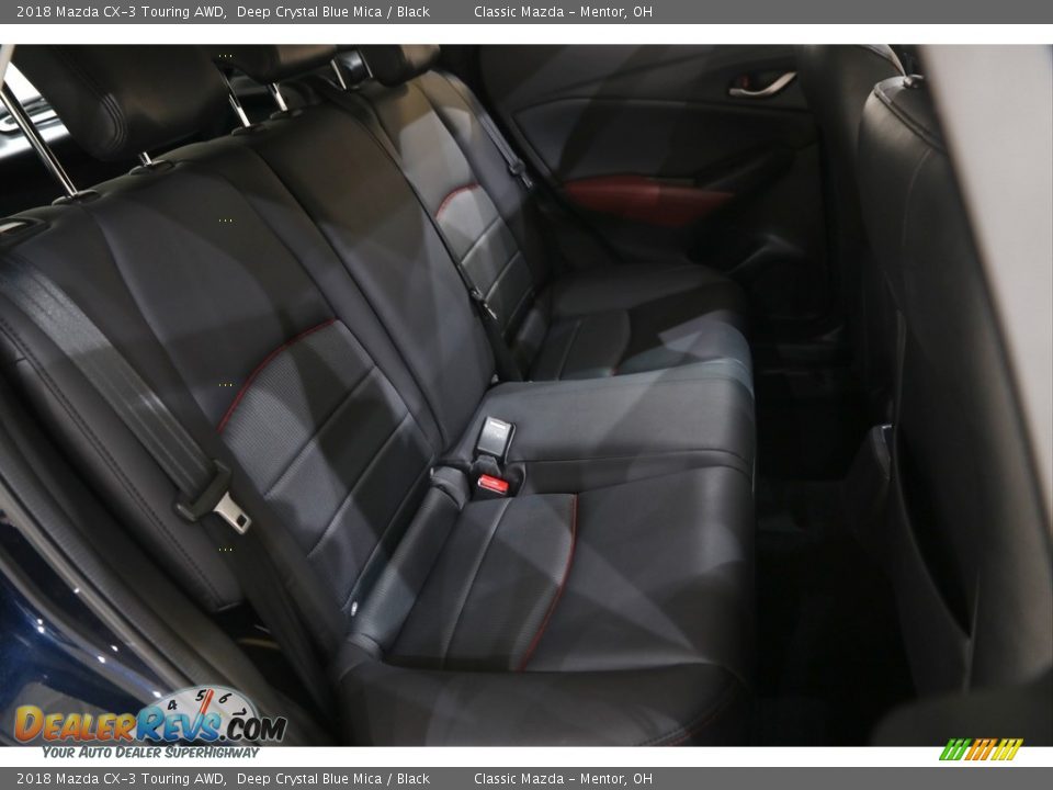 2018 Mazda CX-3 Touring AWD Deep Crystal Blue Mica / Black Photo #16