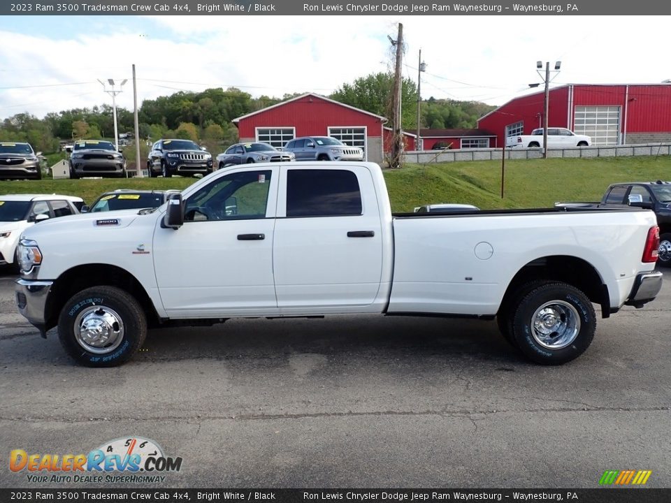 2023 Ram 3500 Tradesman Crew Cab 4x4 Bright White / Black Photo #2