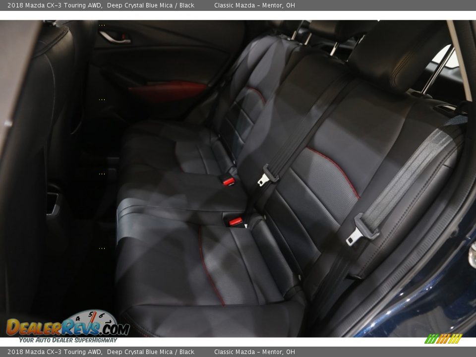 2018 Mazda CX-3 Touring AWD Deep Crystal Blue Mica / Black Photo #17