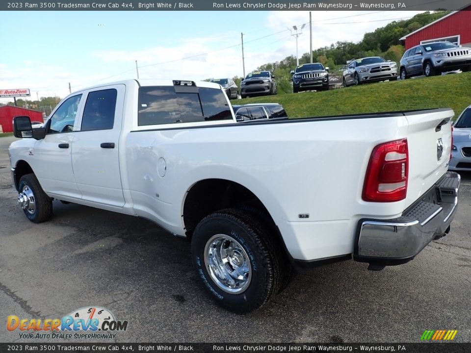 2023 Ram 3500 Tradesman Crew Cab 4x4 Bright White / Black Photo #3