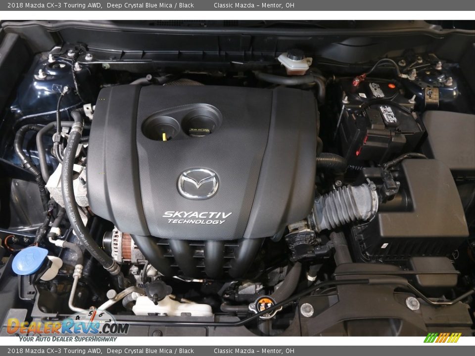 2018 Mazda CX-3 Touring AWD Deep Crystal Blue Mica / Black Photo #19