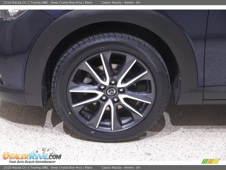 2018 Mazda CX-3 Touring AWD Deep Crystal Blue Mica / Black Photo #20