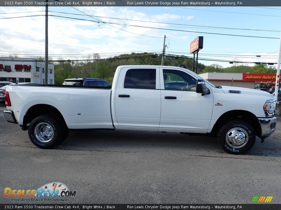 2023 Ram 3500 Tradesman Crew Cab 4x4 Bright White / Black Photo #7