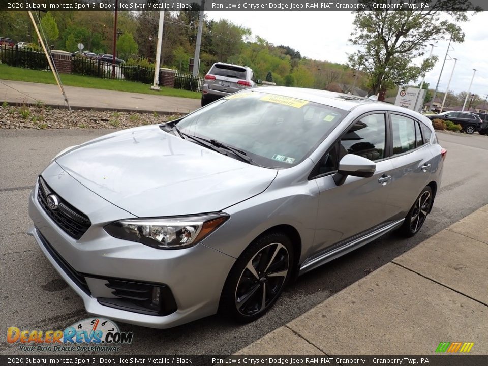 2020 Subaru Impreza Sport 5-Door Ice Silver Metallic / Black Photo #4