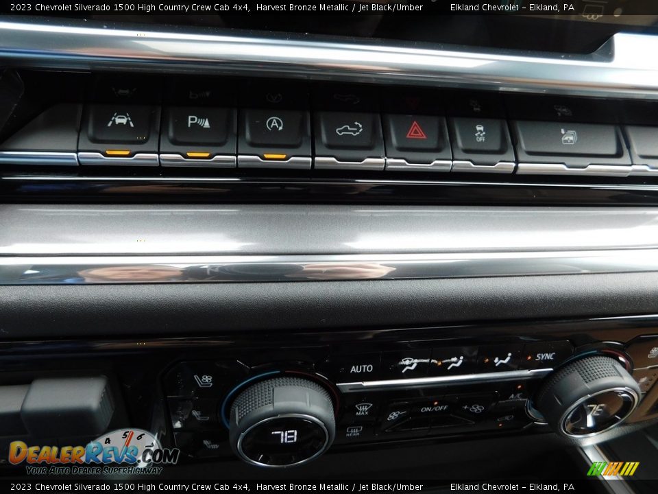Controls of 2023 Chevrolet Silverado 1500 High Country Crew Cab 4x4 Photo #36