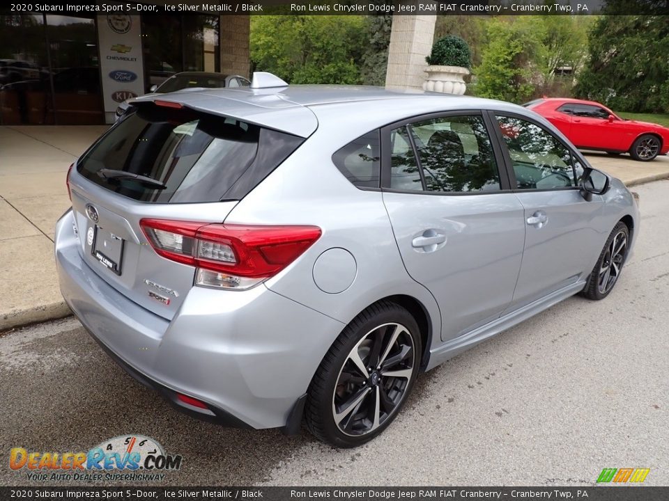 2020 Subaru Impreza Sport 5-Door Ice Silver Metallic / Black Photo #8