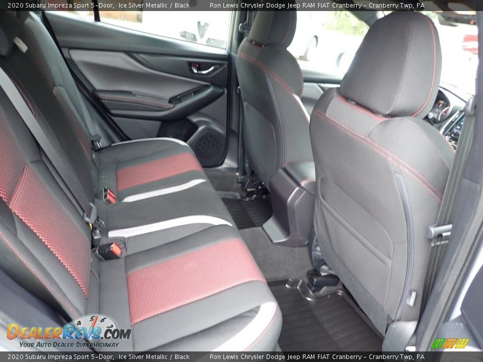 2020 Subaru Impreza Sport 5-Door Ice Silver Metallic / Black Photo #10