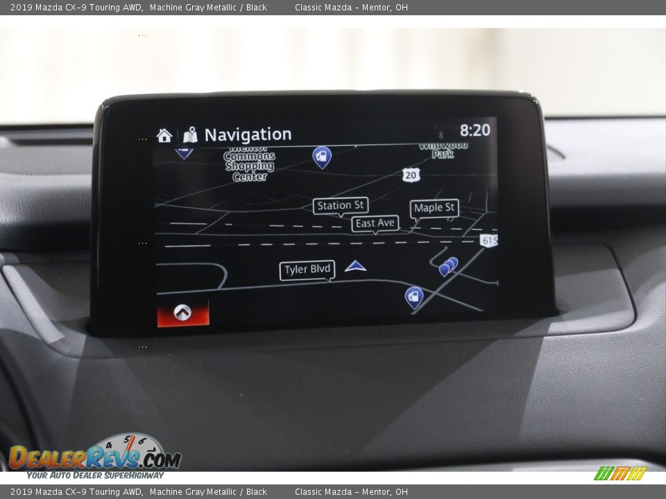 2019 Mazda CX-9 Touring AWD Machine Gray Metallic / Black Photo #10