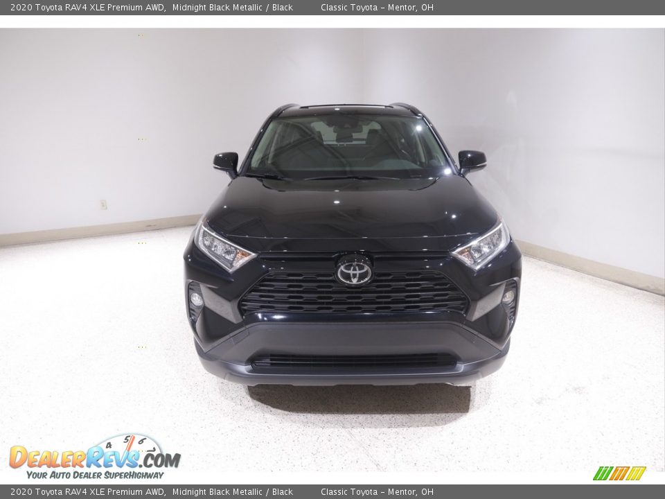 2020 Toyota RAV4 XLE Premium AWD Midnight Black Metallic / Black Photo #2