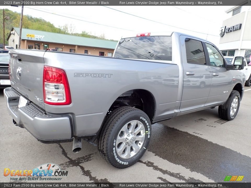 2023 Ram 2500 Big Horn Crew Cab 4x4 Billet Silver Metallic / Black Photo #6