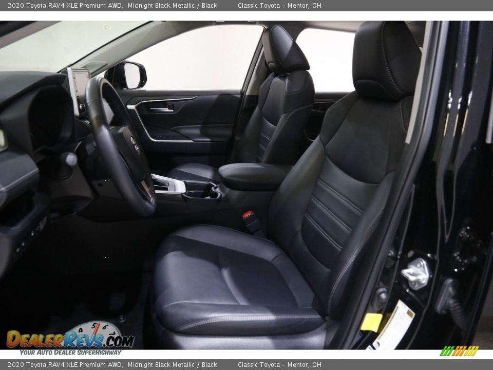 2020 Toyota RAV4 XLE Premium AWD Midnight Black Metallic / Black Photo #5