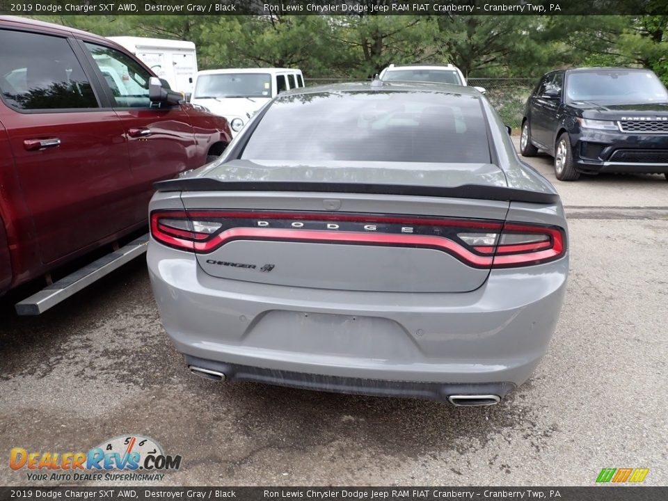 2019 Dodge Charger SXT AWD Destroyer Gray / Black Photo #4