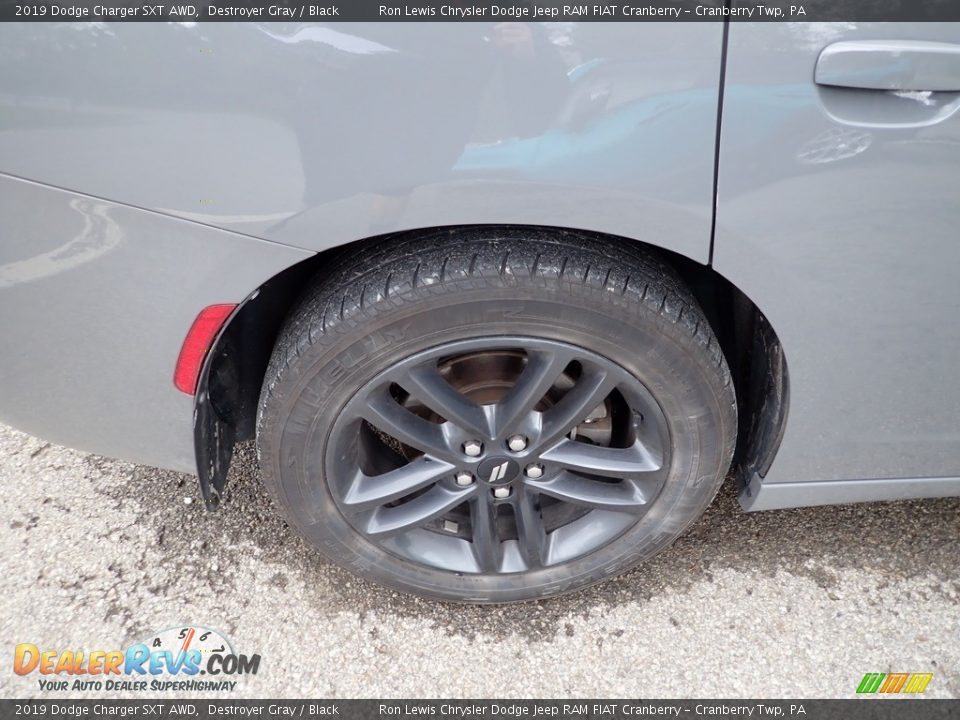 2019 Dodge Charger SXT AWD Destroyer Gray / Black Photo #5