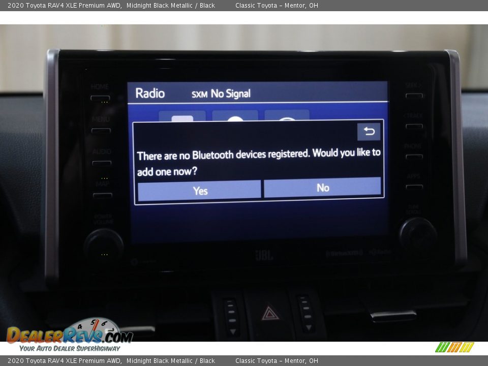 2020 Toyota RAV4 XLE Premium AWD Midnight Black Metallic / Black Photo #14