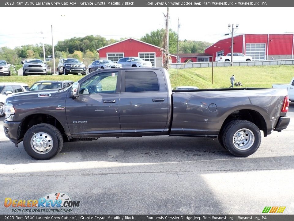 2023 Ram 3500 Laramie Crew Cab 4x4 Granite Crystal Metallic / Black Photo #2