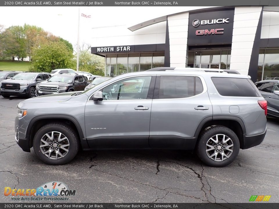 2020 GMC Acadia SLE AWD Satin Steel Metallic / Jet Black Photo #2