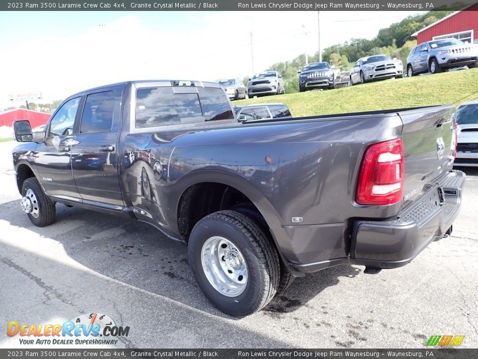 2023 Ram 3500 Laramie Crew Cab 4x4 Granite Crystal Metallic / Black Photo #3