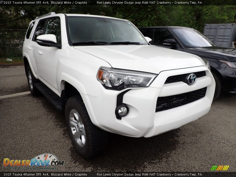 2015 Toyota 4Runner SR5 4x4 Blizzard White / Graphite Photo #2