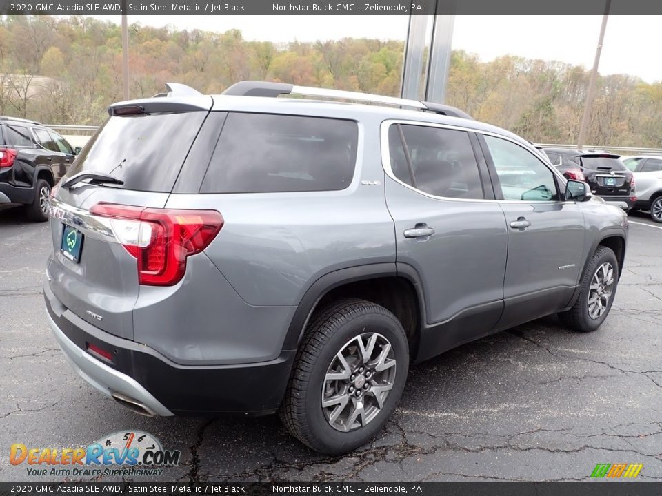 2020 GMC Acadia SLE AWD Satin Steel Metallic / Jet Black Photo #7