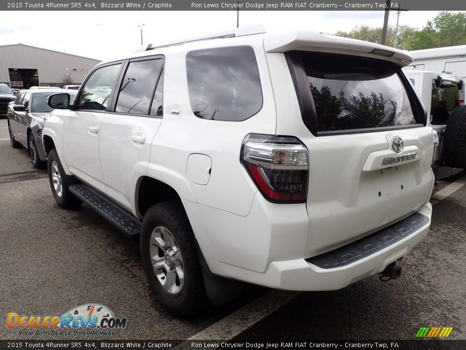 2015 Toyota 4Runner SR5 4x4 Blizzard White / Graphite Photo #4