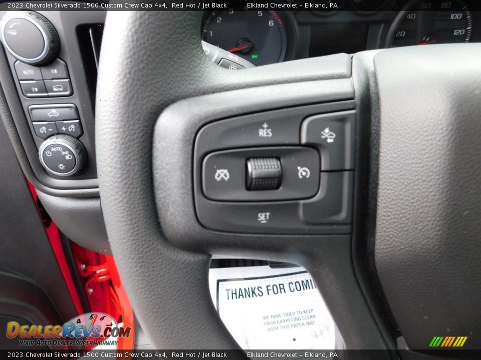 2023 Chevrolet Silverado 1500 Custom Crew Cab 4x4 Steering Wheel Photo #24