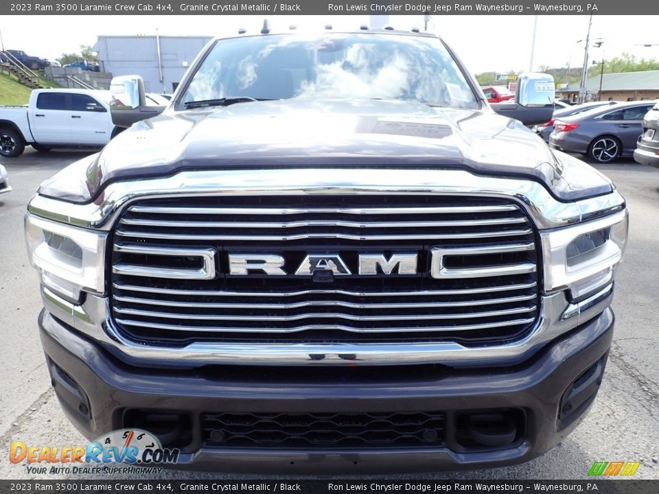 2023 Ram 3500 Laramie Crew Cab 4x4 Granite Crystal Metallic / Black Photo #9