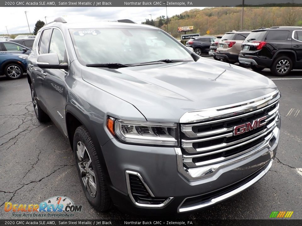 2020 GMC Acadia SLE AWD Satin Steel Metallic / Jet Black Photo #10