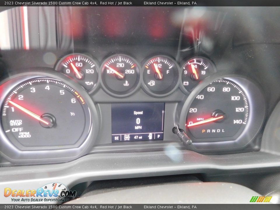 2023 Chevrolet Silverado 1500 Custom Crew Cab 4x4 Gauges Photo #27