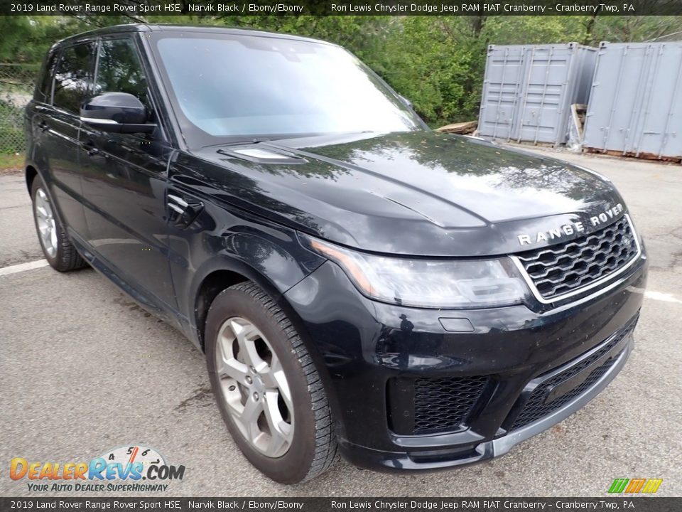 2019 Land Rover Range Rover Sport HSE Narvik Black / Ebony/Ebony Photo #3