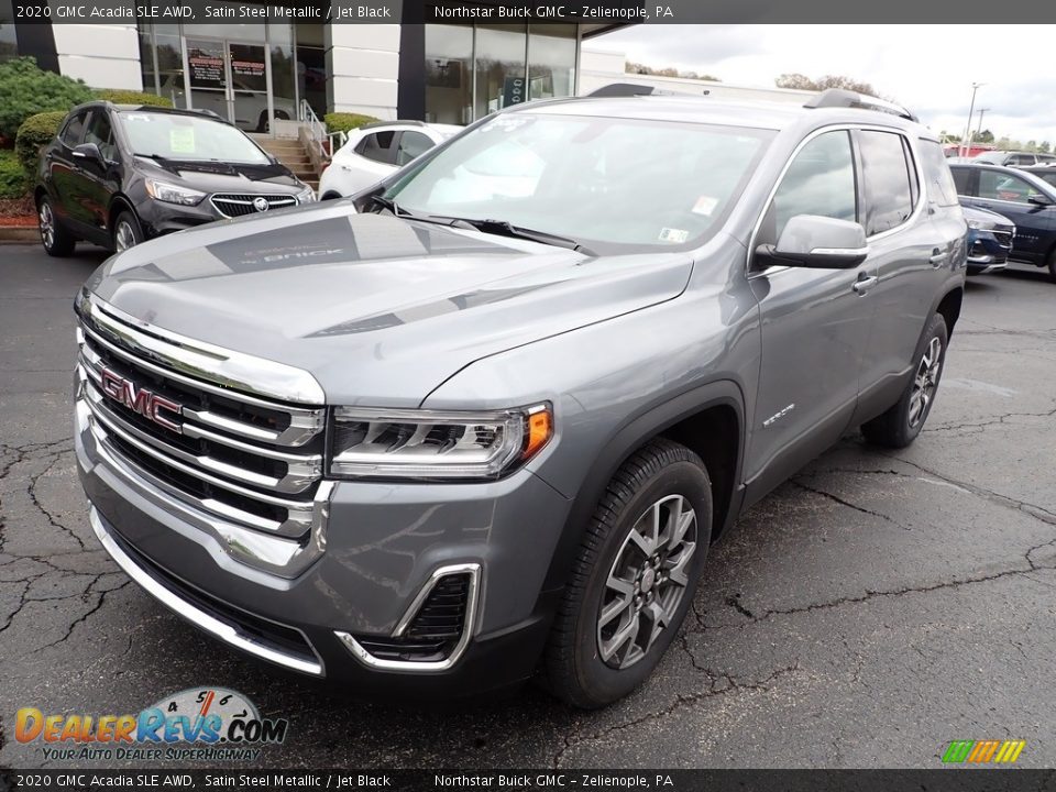 2020 GMC Acadia SLE AWD Satin Steel Metallic / Jet Black Photo #12