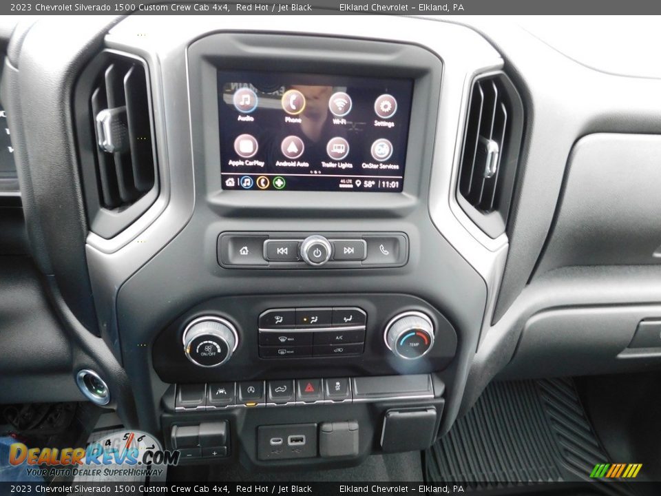 Controls of 2023 Chevrolet Silverado 1500 Custom Crew Cab 4x4 Photo #28