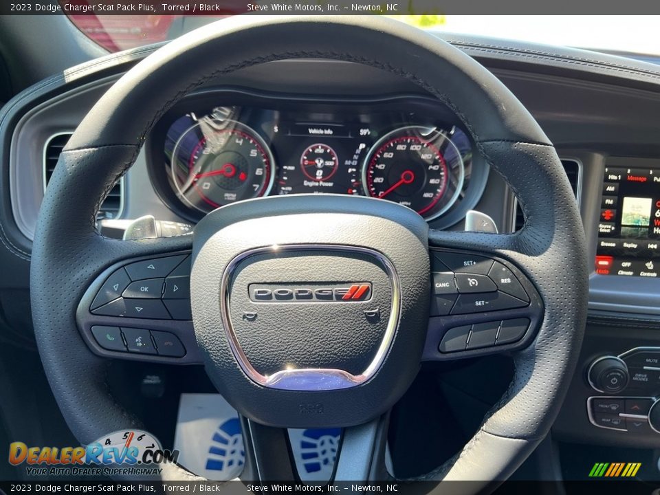 2023 Dodge Charger Scat Pack Plus Steering Wheel Photo #19