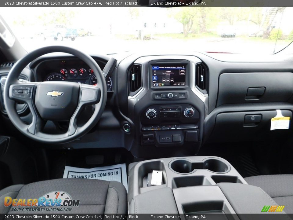Dashboard of 2023 Chevrolet Silverado 1500 Custom Crew Cab 4x4 Photo #36